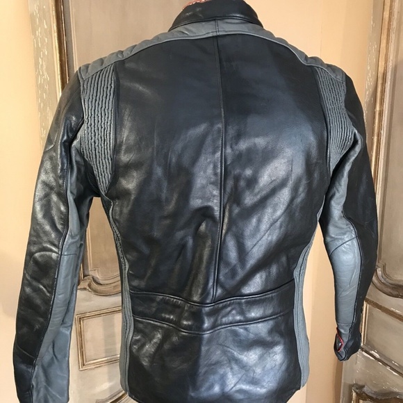 VTG Womens Cafer Racer Triumph Sequra Motorcycle Biker Jacket Large - Picture 5 of 8